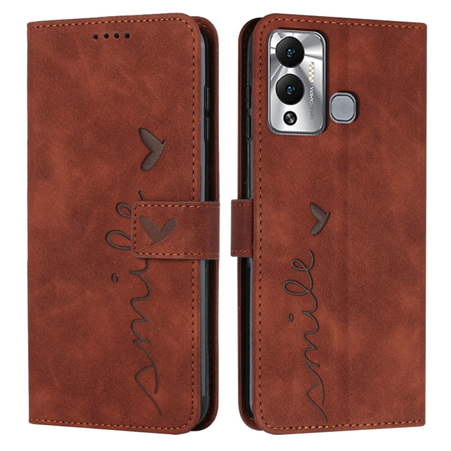 Skin Feel Heart Pattern Leather Phone Case, For Infinix Hot 12 Play, For Infinix Hot 12i, For Infinix Hot 12, For Infinix Note 12 G96