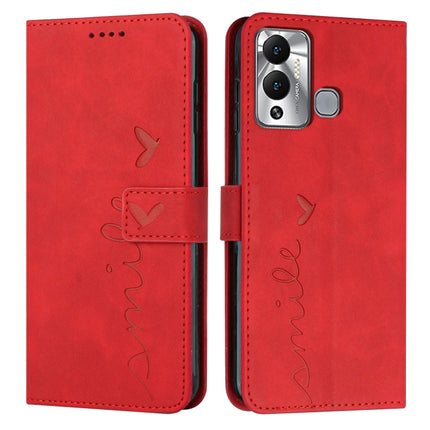 Skin Feel Heart Pattern Leather Phone Case, For Infinix Hot 12 Play, For Infinix Hot 12i, For Infinix Hot 12, For Infinix Note 12 G96