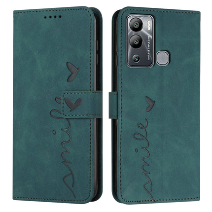 Skin Feel Heart Pattern Leather Phone Case, For Infinix Hot 12 Play, For Infinix Hot 12i, For Infinix Hot 12, For Infinix Note 12 G96