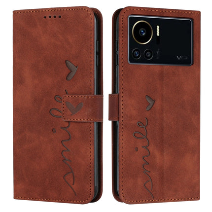 Skin Feel Heart Pattern Leather Phone Case, For Infinix Note 12 VIP, For Infinix Note 12/12 Pro, For Infinix Note 12i, For Infinix Smart 6 Plus India