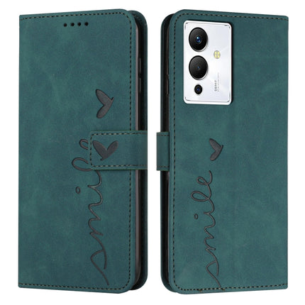 Skin Feel Heart Pattern Leather Phone Case, For Infinix Note 12 VIP, For Infinix Note 12/12 Pro, For Infinix Note 12i, For Infinix Smart 6 Plus India