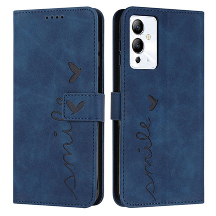 Skin Feel Heart Pattern Leather Phone Case, For Infinix Note 12 VIP, For Infinix Note 12/12 Pro, For Infinix Note 12i, For Infinix Smart 6 Plus India