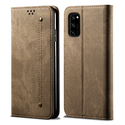 Denim Texture Casual Style Horizontal Flip Leather Case with Holder & Card Slots & Wallet, For Huawei Honor 30, For Huawei Honor 30S