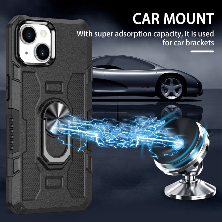 Ring Holder Armor Hybrid Phone Case, For iPhone 14, For iPhone 14 Plus, For iPhone 14 Pro, For iPhone 14 Pro Max
