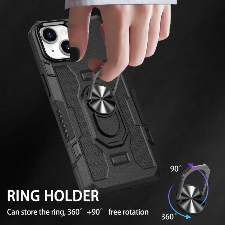 Ring Holder Armor Hybrid Phone Case, For iPhone 14, For iPhone 14 Plus, For iPhone 14 Pro, For iPhone 14 Pro Max