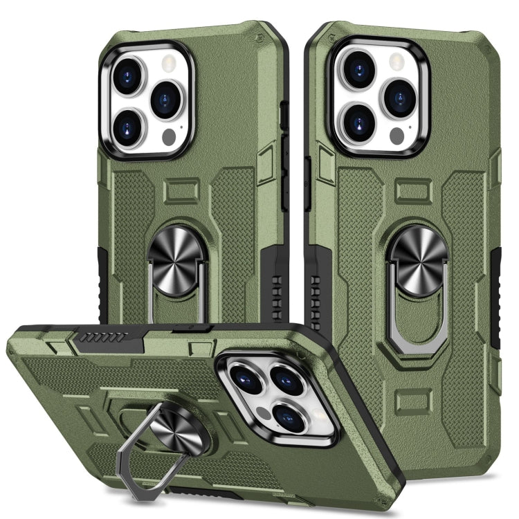 Ring Holder Armor Hybrid Phone Case, For iPhone 14, For iPhone 14 Plus, For iPhone 14 Pro, For iPhone 14 Pro Max