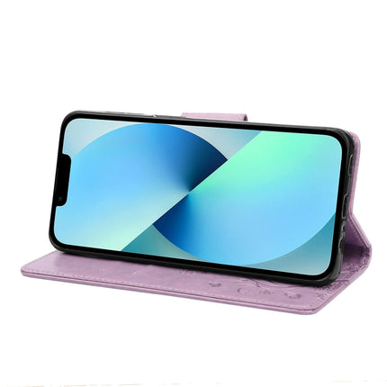 Butterfly Flower Pattern Flip Leather Phone Case