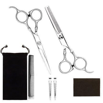 Professional Hair Cutting Thinning Scissor Hairdressing Flat Shear Scissors Kit, 2 PCS, 7 PCS, 12 PCS