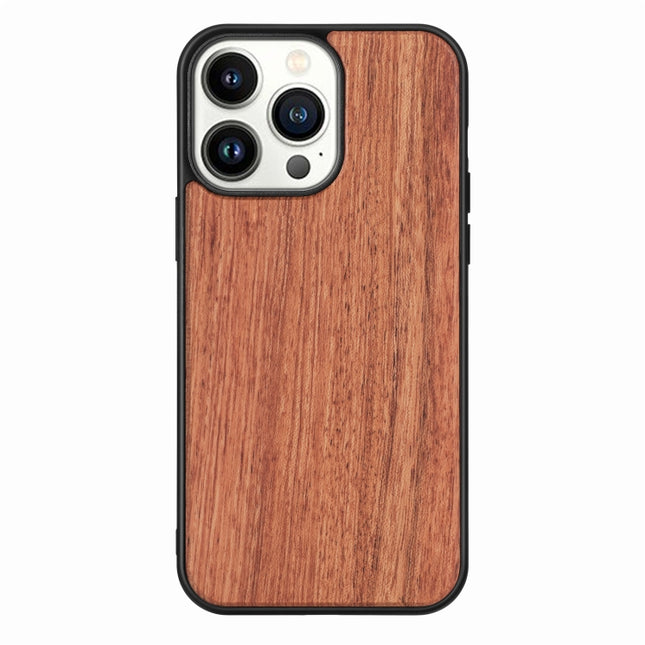TPU + Solid Wood Phone Case, For iPhone 14 Pro Max