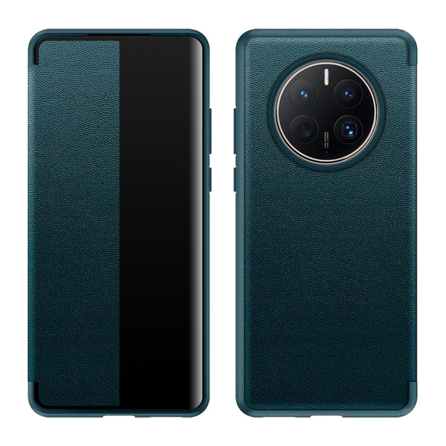 Leather + TPU Frame Shockproof Phone Case, For Huawei Mate 50