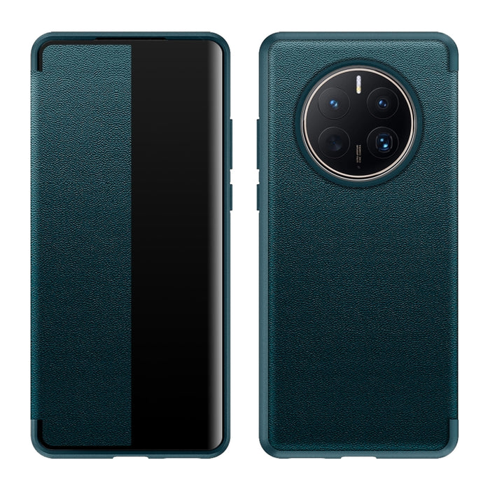 Leather + TPU Frame Shockproof Phone Case, For Huawei Mate 50