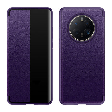 Leather + TPU Frame Shockproof Phone Case, For Huawei Mate 50 Pro, For Huawei Mate 50