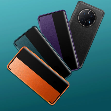 Leather + TPU Frame Shockproof Phone Case, For Huawei Mate 50 Pro, For Huawei Mate 50