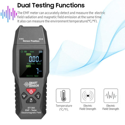SmartSensor AS1392 Handheld Electromagnetic Radiation Detector