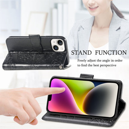 Butterfly Embossing Leather Case, For iPhone 14 Plus