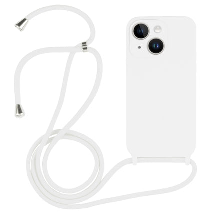 Crossbody Lanyard Liquid Silicone Case, For iPhone 14