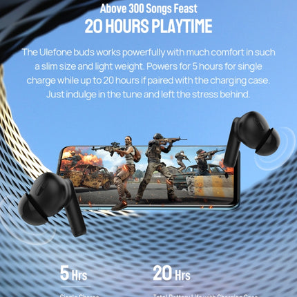 Original Ulefone Buds TWS True Wireless Bluetooth Earphone