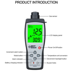 SmartSensor AR8500 Handheld Ammonia Gas NH3 Detector Meter