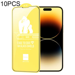 10 PCS WEKOME 9D Curved HD Tempered Glass Film, For iPhone 14 Pro Max (10 PCS), (10pcs)