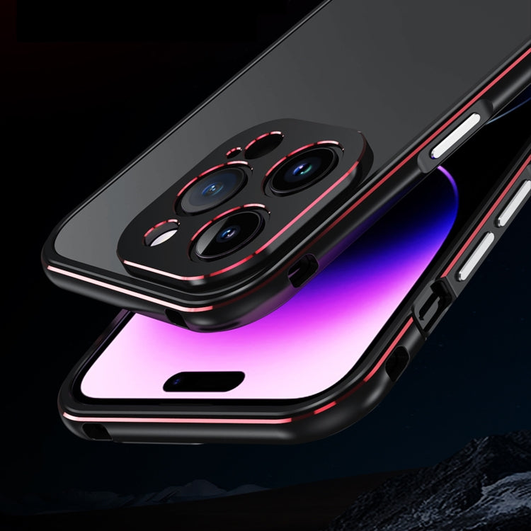 Aurora Series Lens Protector + Metal Frame Phone Case