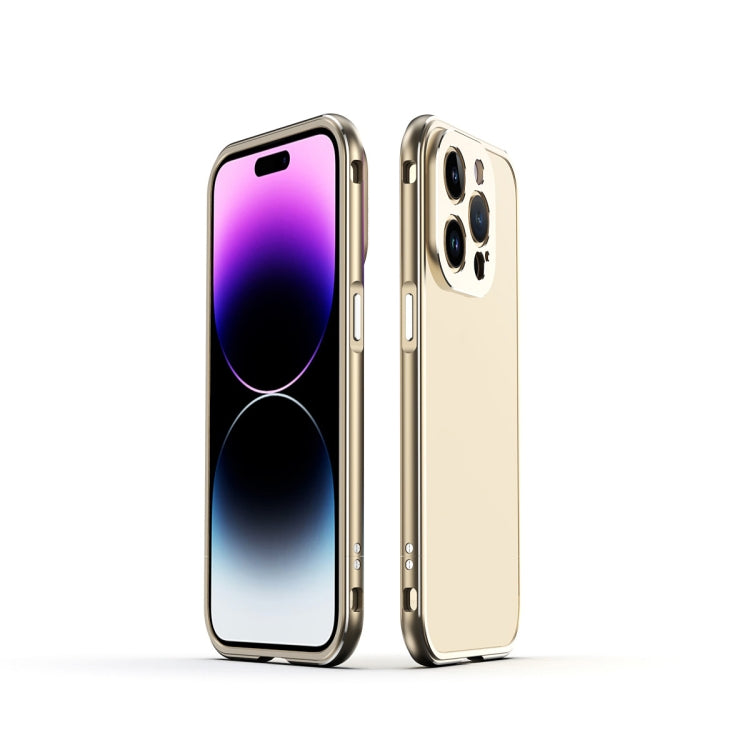 Aurora Series Lens Protector + Metal Frame Phone Case