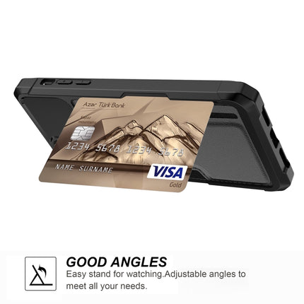 ZM02 Card Slot Holder Phone Case, For iPhone 12, For iPhone 12 mini, For iPhone 12 Pro, For iPhone 12 Pro Max, For iPhone 13, For iPhone 13 mini, For iPhone 13 Pro, For iPhone 13 Pro Max