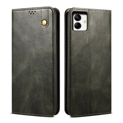 Oil Wax Crazy Horse Texture Leather Phone Case, For vivo V25, For Samsung Galaxy A04 4G