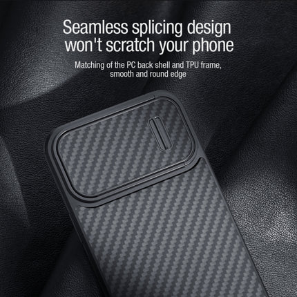 NILLKIN Synthetic Fiber Camshield Phone Case, For iPhone 14 Plus, For iPhone 14 Pro