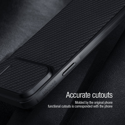 NILLKIN Synthetic Fiber Camshield Phone Case, For iPhone 14 Plus, For iPhone 14 Pro
