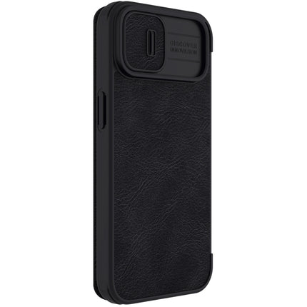 NILLKIN QIN Series Pro Crazy Horse Texture Leather Case, For iPhone 14 Plus, For iPhone 14 Pro