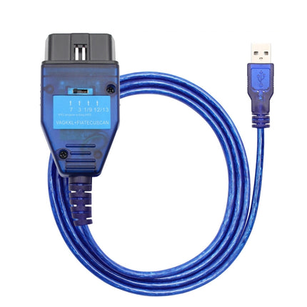 USB Cable KKL FT232RQ ABS Engine Gearbox EPS Car Auto Scanner Scan Tool for Fiat Ecuscan, KKL FT232RQ