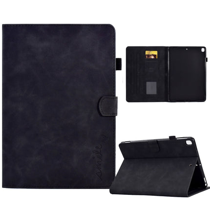 Embossed Smile Flip Tablet Leather Smart Case, For iPad 10.2 / Air 10.5 2019, For iPad Air 2022 / 2020 10.9, For iPad mini 2024 / mini 6, For iPad 9.7 2018&2017 / Air 2 / Air