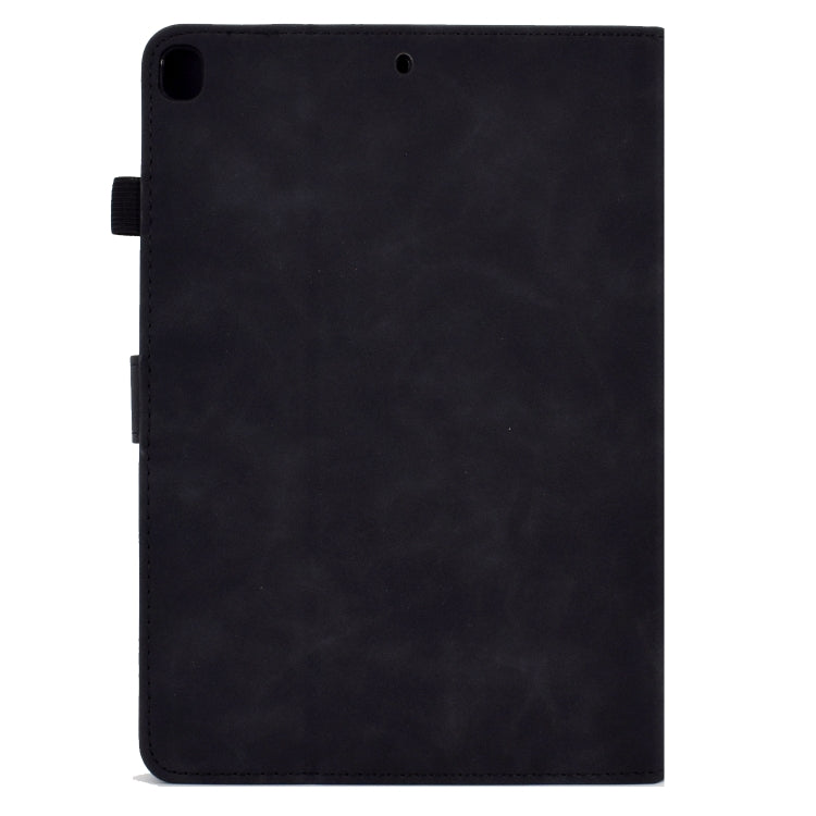 Embossed Smile Flip Tablet Leather Smart Case