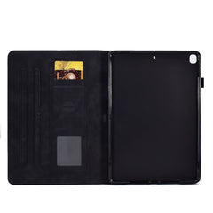 Embossed Smile Flip Tablet Leather Smart Case