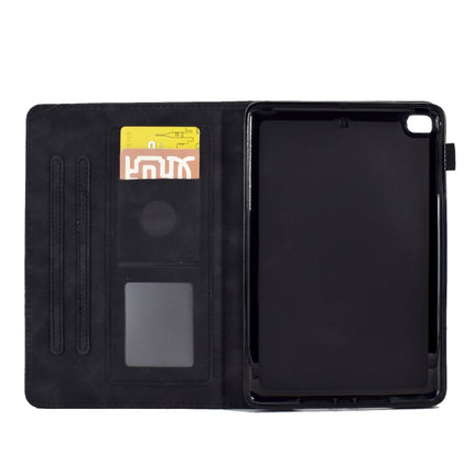 Embossed Smile Flip Tablet Leather Smart Case