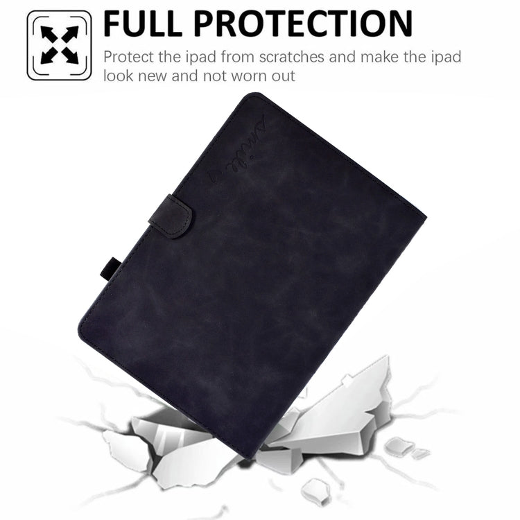 Embossed Smile Flip Tablet Leather Smart Case, For iPad mini 5/4/3/2/1