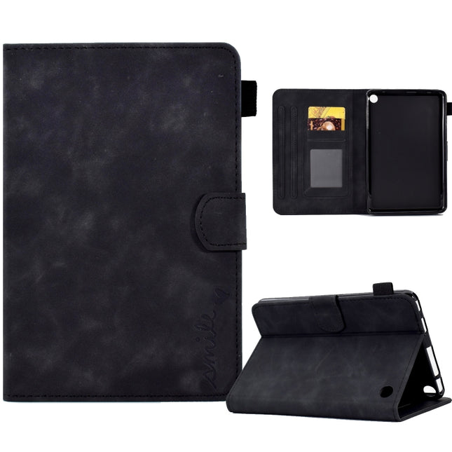 Embossed Smile Flip Tablet Leather Case, For Amazon Kindle Fire 7 2022, For Amazon Kindle Fire HD 8 2020, For Amazon Kindle Fire HD 10 2021, For Amazon Kindle Paperwhite 5