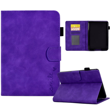 Embossed Smile Flip Tablet Leather Case, For Amazon Kindle Fire 7 2022, For Amazon Kindle Fire HD 8 2020, For Amazon Kindle Fire HD 10 2021, For Amazon Kindle Paperwhite 5