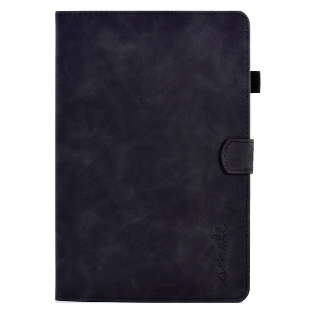 Embossed Smile Flip Tablet Leather Case, For Samsung Galaxy Tab A8 10.5 2021, For Samsung Galaxy Tab A7 Lite T220, For Samsung Galaxy Tab A 8.0 2019 T290, For Samsung Galaxy Tab A7 10.4 2020 T500