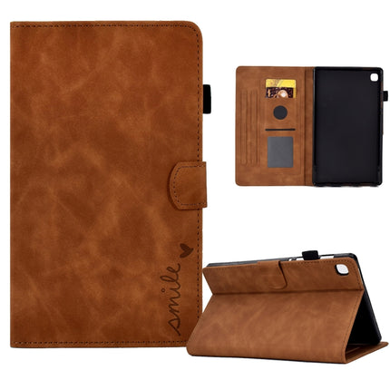 Embossed Smile Flip Tablet Leather Case, For Samsung Galaxy Tab A8 10.5 2021, For Samsung Galaxy Tab A7 Lite T220, For Samsung Galaxy Tab A 8.0 2019 T290, For Samsung Galaxy Tab A7 10.4 2020 T500