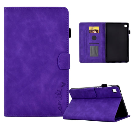 Embossed Smile Flip Tablet Leather Case, For Samsung Galaxy Tab A8 10.5 2021, For Samsung Galaxy Tab A7 Lite T220, For Samsung Galaxy Tab A 8.0 2019 T290, For Samsung Galaxy Tab A7 10.4 2020 T500