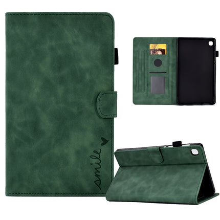 Embossed Smile Flip Tablet Leather Case, For Samsung Galaxy Tab A8 10.5 2021, For Samsung Galaxy Tab A7 Lite T220, For Samsung Galaxy Tab A 8.0 2019 T290, For Samsung Galaxy Tab A7 10.4 2020 T500