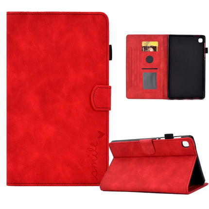 Embossed Smile Flip Tablet Leather Case, For Samsung Galaxy Tab A8 10.5 2021, For Samsung Galaxy Tab A7 Lite T220, For Samsung Galaxy Tab A 8.0 2019 T290, For Samsung Galaxy Tab A7 10.4 2020 T500