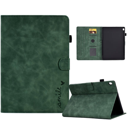 Embossed Smile Flip Tablet Leather Case, For Lenovo Tab M10, For Lenovo Tab M10 HD Gen 2, For Lenovo Tab M10 3rd Gen, For Lenovo M10 Plus