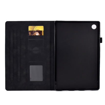 Embossed Smile Flip Tablet Leather Case, For Lenovo Tab M10 Plus 3rd Gen, For Huawei MatePad T 10 / T 10s, For Huawei MediaPad T5
