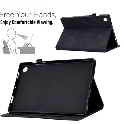 Embossed Smile Flip Tablet Leather Case, For Lenovo Tab M10 Plus 3rd Gen, For Huawei MatePad T 10 / T 10s, For Huawei MediaPad T5