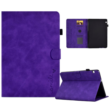 Embossed Smile Flip Tablet Leather Case, For Lenovo Tab M10 Plus 3rd Gen, For Huawei MatePad T 10 / T 10s, For Huawei MediaPad T5