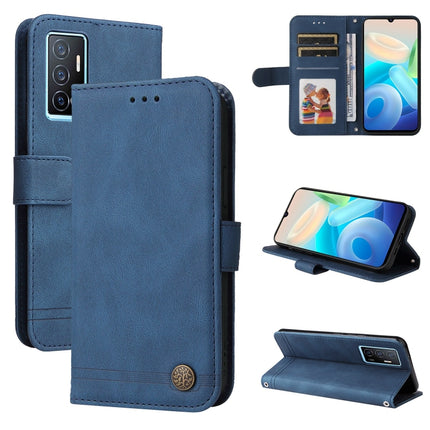 Skin Feel Life Tree Metal Button Leather Phone Case, For vivo Y02s, For vivo Y75 4G / S10e, For vivo Y77 5G, For Xiaomi Poco C40