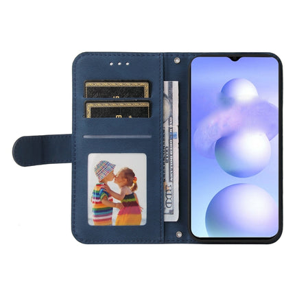 Skin Feel Life Tree Metal Button Leather Phone Case, For Xiaomi Poco M4 5G