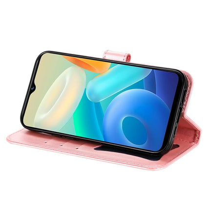 7-petal Flowers Embossing Leather Phone Case, For vivo Y02s, For vivo Y75 4G / S10e, For vivo Y77 5G, For Xiaomi Poco C40